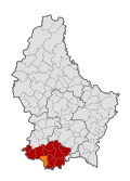 Esch Alzette map